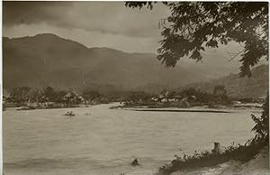 Malaisie, lake and village