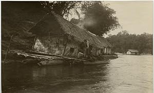 Malaisie, village on the river