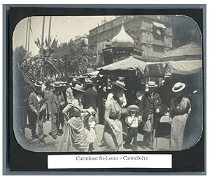 France, Marseille, Carrefour Saint Louis - Cannebière