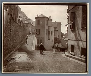 UK, Gibraltar Island, Street in Gibraltar