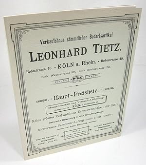 Haupt-Preisliste 1896/97. (Nachdruck).