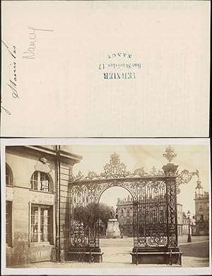 Vernier, Nancy, grille Jean Lamour et statue Stanislas