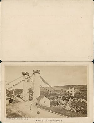 E. Demay, Pont de la Caille, pont suspendu