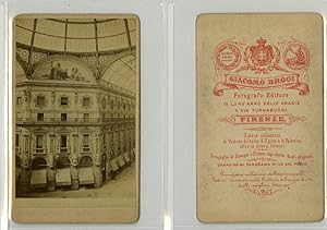 G. Brogi, Italie, Milan, Milano, galleria Vittorio Emanuele II