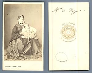 Bayard et Bertall, Paris, Madame de Cazeaux avec un enfant