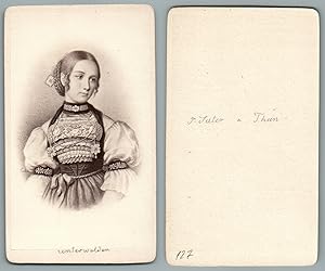 Suter, Thun, femme d'Unterwald costume