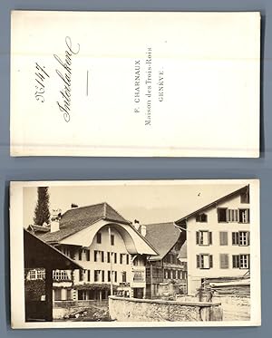 F. Charnaux, Suisse, Interlaken Vue