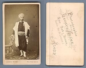 Type d'Alger en costume d'intérieur. CDV par Léonce Nesme