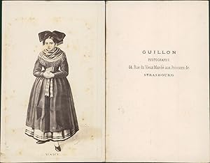 Guillon, Strasbourg, costumes alsaciens d'après dessin