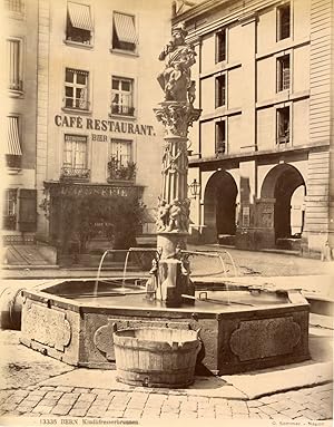 Sommer. Suisse, Bern, Kindlifresserbrunnen