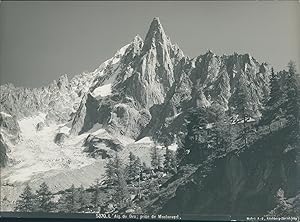 France, Montanvert, Aiguille du Dru, Vue panoramique