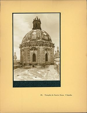 Enrique Cervantes, Mexico, Templo de Santa Rosa. Cupula