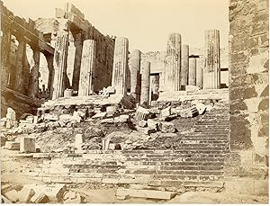 Bonfils. Grèce, Athènes, Ruines romaines