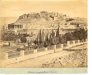 Grèce, Athènes, L'Acropole et Temple de Thésée