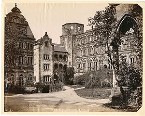 Deutschland, Heidelberg Schloss: Der Schlosshof