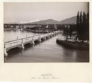 Suisse, Genève, Pont du Mont Blanc