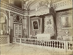 France, Versailles, chambre à coucher de Louis XIV