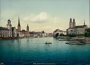 Zurich. Blick von der Quaibrücke.