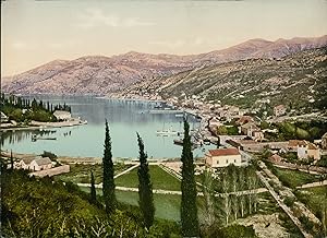 Gravosa, le port, la Dalmatie, l'Autriche-Hongrie