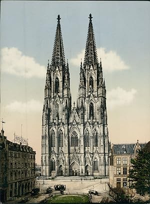 Köln am Rhein. Der Dom, Westseite. (cc)