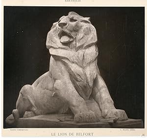 L. Baschet. France, sculpture, le lion de Belfort