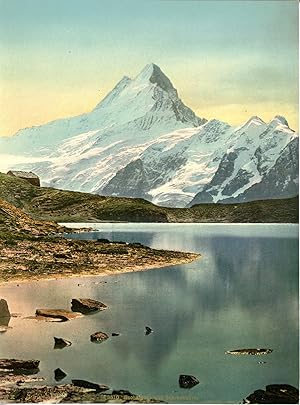 WK Berner Oberland. Berner lauterbrunnen. Bachalpsee und Schreckhorn