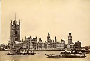 Stereoscopic. Royaume-Uni, London, houses of parliament