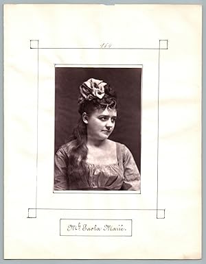 France, Opéra, Mlle Paola Marié, Chanteuse lyrique, opéra bouffe