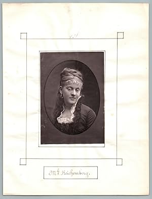 France, Paris, Opéra, Mlle Suzanne Reichenberg