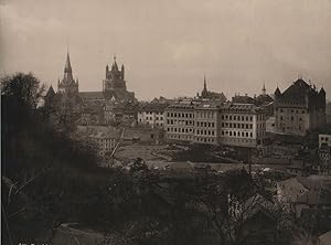 Photoglob, Suisse, Lausanne, Cathédrale, Château et Université