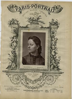 Bild des Verkufers fr Paris Portrait, Emma Fleury zum Verkauf von photovintagefrance