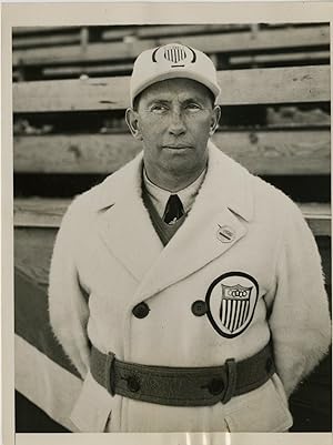 Seller image for tats-Unis, Bill Taylor, Head Coach of United States olympic speed skating for sale by photovintagefrance