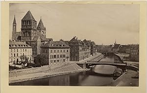 France Strasbourg Vue sur un pont