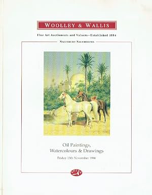 Seller image for Woolley & Wallis November 1996 Oil Paintings, Watercolours & Drawings for sale by thecatalogstarcom Ltd