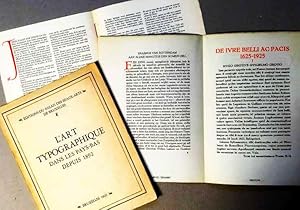 L'Art typographique dans les Pays-Bas depuis 1892. Préface par Charles-Léon van Halsbeke.