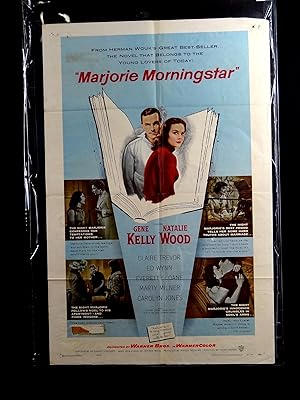 MARJORIE MORNINGSTAR-1958-G -ONE SHEET-ROMANCE-NATALIE WOOD-GENE KELLY ...
