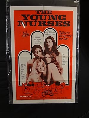 THE YOUNG NURSES-SEXPLOITATION-JEAN MANSON-ANGELA GIBBS-ASHLEY PORTER-1973 VG/FN