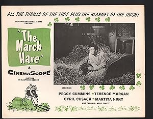 Seller image for March Hare Lobby Card-Terence Morgan laying down in a barn with a horse. for sale by DTA Collectibles