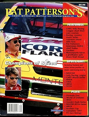 Pat Patterson's Official Guide To Motorsports 1997-NASCAR-NHRA-IRL-CART-VG