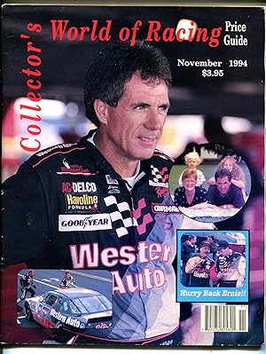 Collector's World of Racing 11/1994-Darrell Waltrip-racing price guide-G