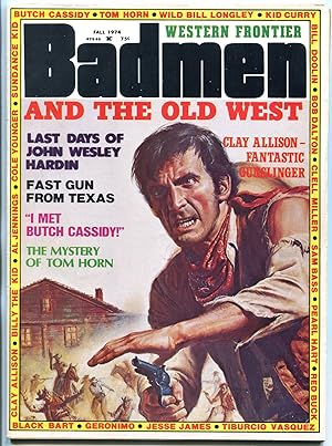 Seller image for Badmen and the Old West Magazine Fall 1974- John Wesley Hardin FN for sale by DTA Collectibles