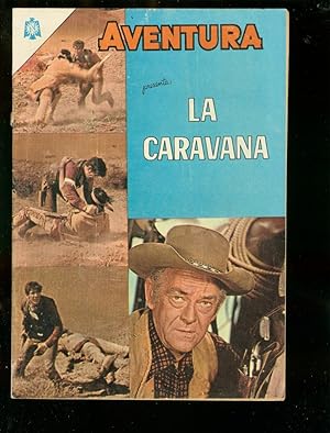 AVENTURA #379 1965-LA CARAVANA-SPANISH-WAGON TRAIN-TV VG