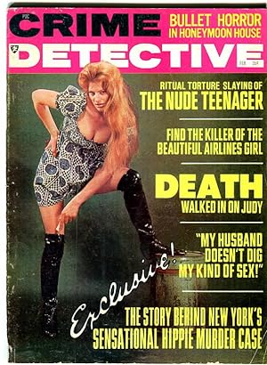 Imagen del vendedor de CRIME DETECTIVE-FEB-1968-NAUGHTY GIRL COVER-GGA G a la venta por DTA Collectibles
