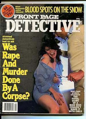 FRONT PAGE DETECTIVE-1980-APRIL-WEAPON ATTACK COVER G/VG