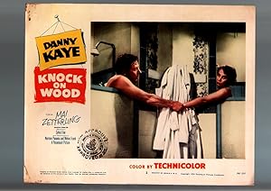 KNOCK ON WOOD-DANNY KAYE-SHOWER SCENE-1954-LOBBY CARD FN
