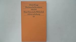 Bild des Verkufers fr Die deutsche Revolution : 1918. zum Verkauf von Antiquariat Maiwald