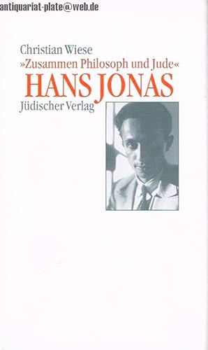 Bild des Verkufers fr Hans Jonas. "Zusammen Philosoph und Jude". zum Verkauf von Antiquariat-Plate