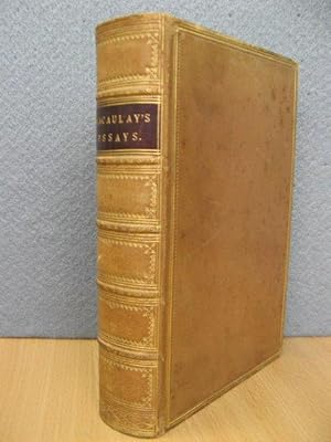 Bild des Verkufers fr Critical and Historical Essays Contributed to The Edinburgh Review. zum Verkauf von PsychoBabel & Skoob Books