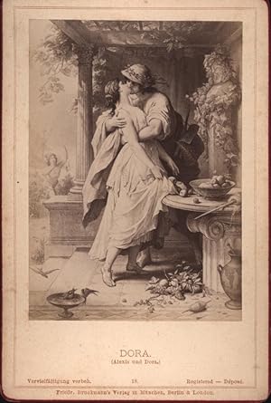 Bild des Verkufers fr Dora. (Alexis und Dora.) Cabinetfoto 18. aus "Goethe-Gallerie," zum Verkauf von Antiquariat Kastanienhof