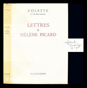 Imagen del vendedor de Lettres  Hlne Picard / Texte tabli et annot par Claude Pichois a la venta por MW Books Ltd.